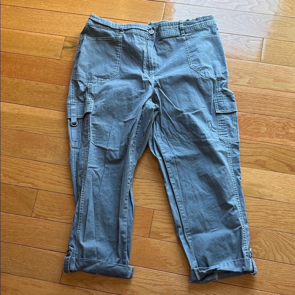 Cato Light gray Cropped Cargo Jeans